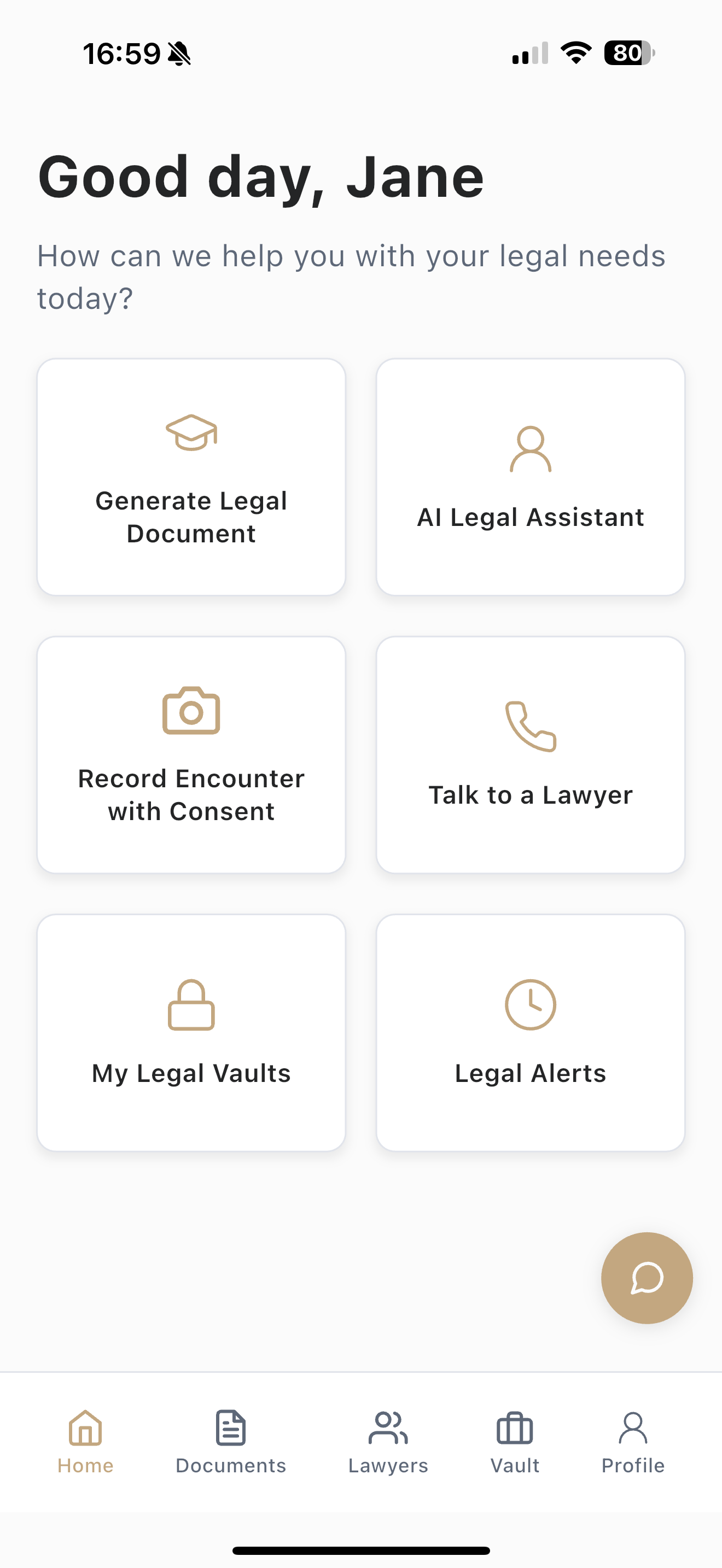 Handle App Interface